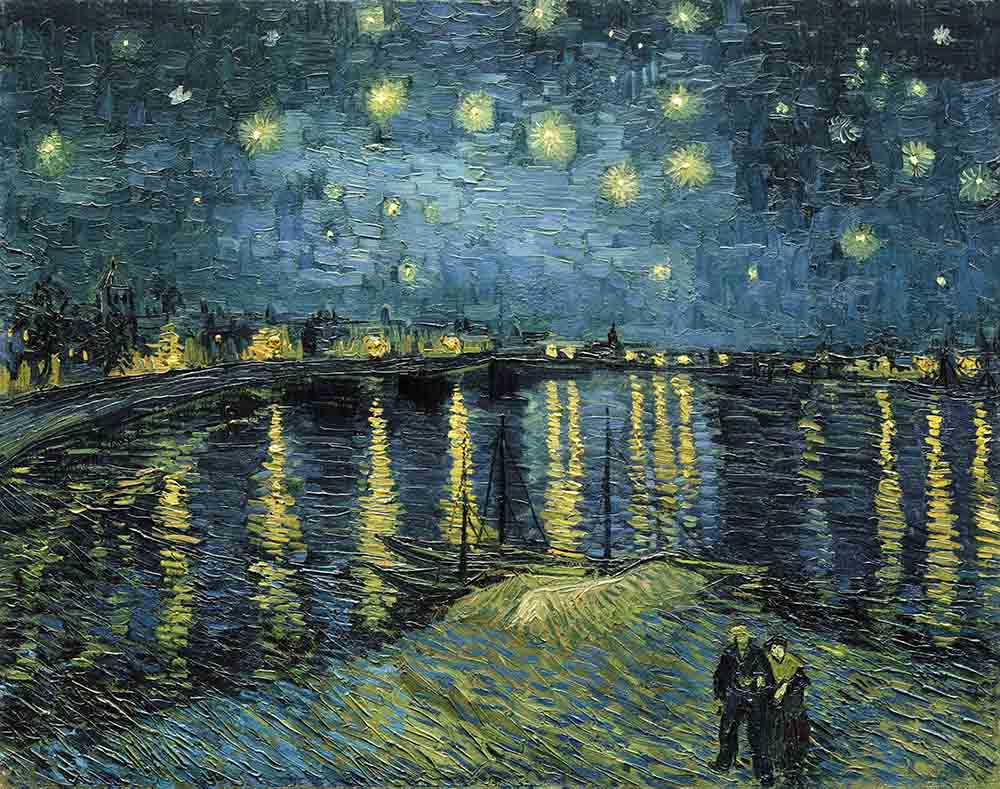 Noche Estrellada sobre el Ródano - Vincent van Gogh